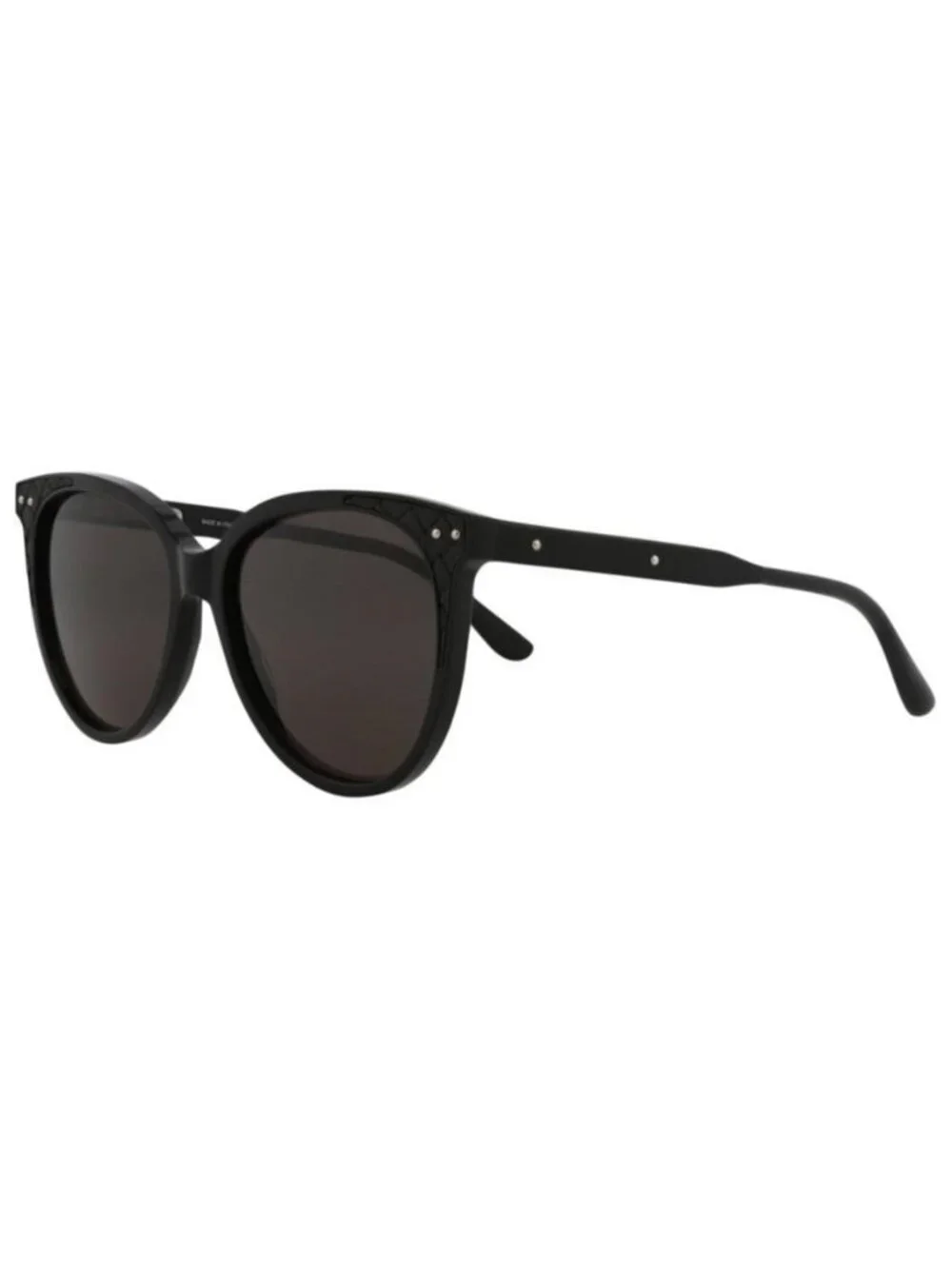 New Bottega Veneta Womens Cat Eye Black Black Grey Fashion Designer Sunglasses
